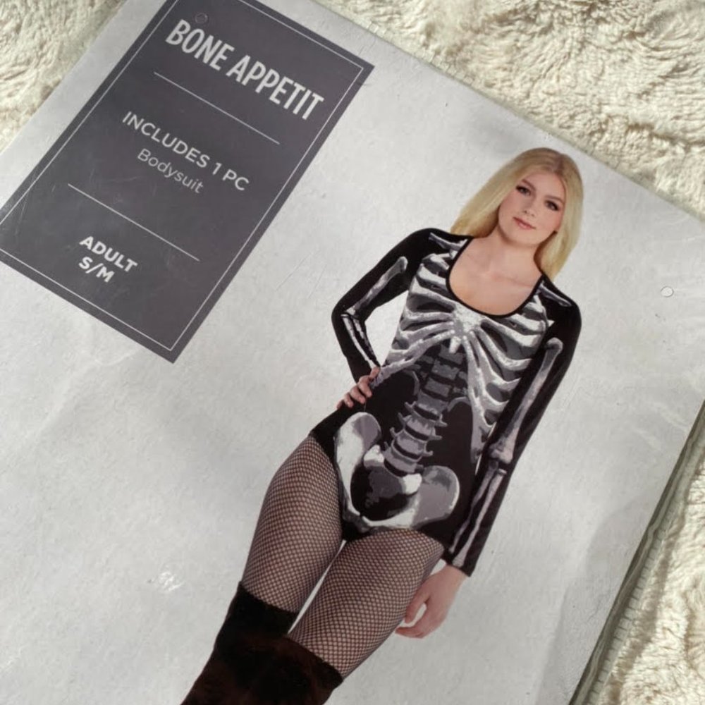 COSTUME Skeleton Bodysuit Halloween - Picture 8 of 8